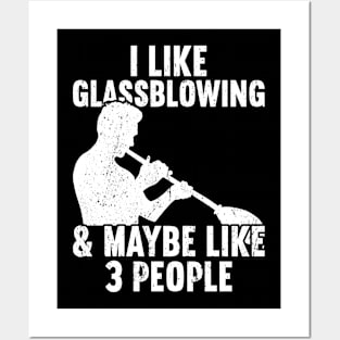 Glassblowing Glass Blower Glass Blowing Glassblower Posters and Art